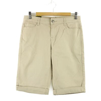 Buffalo David Bitton Women's Mid-Rise Super Soft Bermuda Shorts, Tan 6 / 28 - Image 1 of 3
