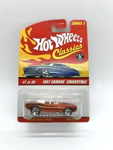 2005 Hot Wheels Classics Series 2 1967 Camaro Convertible #7/30 Orange (vv) - Picture 1 of 7