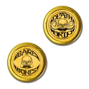 Bare Bones Medium Hold & Death Grip Extra Strong Hold Mustache Wax Set 1oz each - Picture 1 of 9