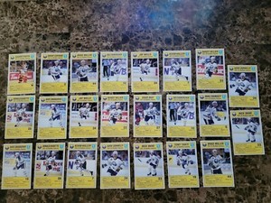 Vintage 1991-92 Buffalo Sabres Lot of 23 NHL Promo Blue Shield Postcards Cards 
