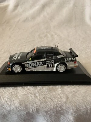 1:43 diecast Minichamps Mercedes 190 E. Kl.1 #11, DTM '93, B.Schneider. (131) - Image 1 of 4