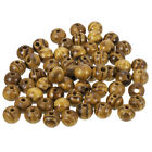 Natural Wood Beads, 200pcs 10mm Diameter Round Loose Spacer Beads, Light Brown