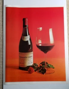 Vintage Werbeweinplakat Romanee Conte 1967 - Bild 1 von 3