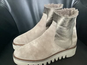 ❤️NP169€ ALPE WOMEN Boots Gr. 41 beige Nubukleder Stiefeletten - TOP Zustand - Bild 1 von 10