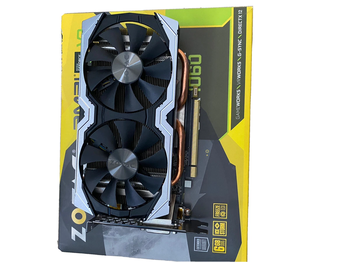 ZOTAC NVIDIA GeForce GTX 1060 6 GB Memory Computer Graphics Cards