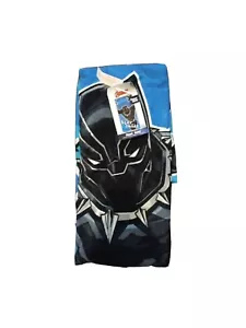 Black Panther Kids Beach Towel, 27 x 54, Blue, Marvel - Picture 1 of 4