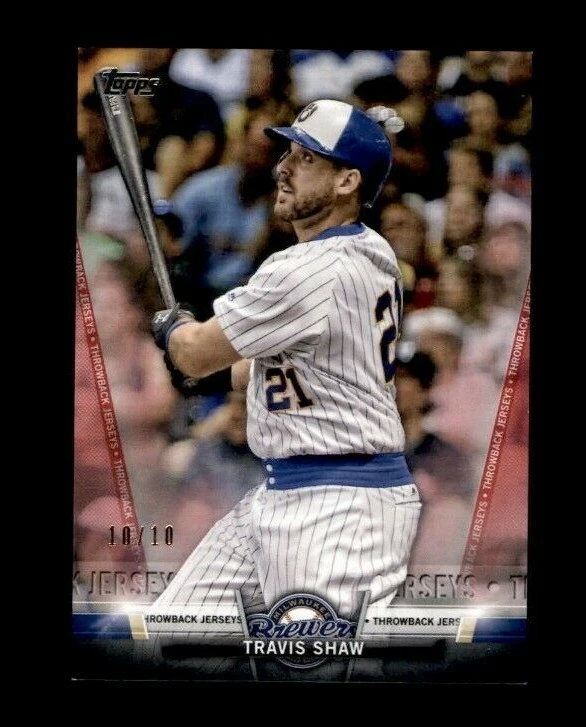  2018 Topps Salute Series 2 Red #S34 Travis Shaw 10/10 (ref 108141) - Image 1 of 1