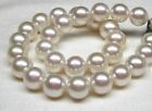 18 " Huge AAAA 10-11mm Natural South Sea genuine white round pearl necklace 14K
