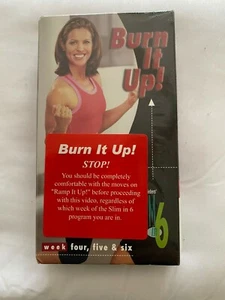 Debbie Seibers SLIM IN 6 BURN IT UP! PHASE 3 Beachbody - VHS TAPE NEU VERSIEGELT - Bild 1 von 2