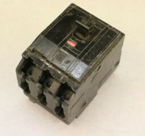 50A 3 pole Circuit Breaker HACR Old Vintage Working Gear Square D box XK - Picture 1 of 8
