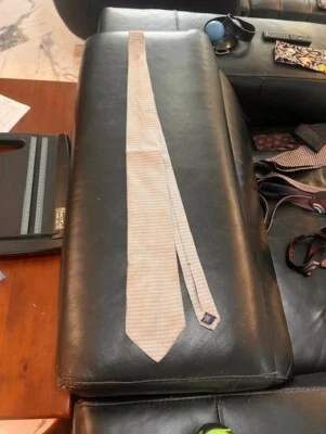 gravata empresarial tamanho único prata cinza design clube sala clube clube charter clube - Imagem 1 de 4