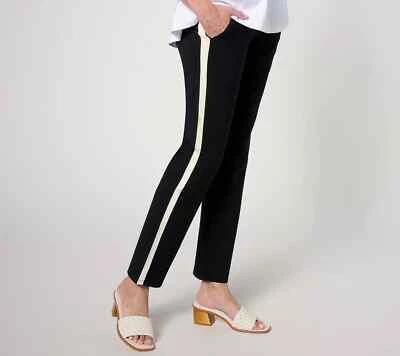 Women with Control Tummy Control Regular Slim Ankle Pants Black Medium M A636546 - Image 1 of 2