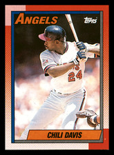 1990 Topps Chili Davis  California Angels #765 NM-MINT Baseball Card