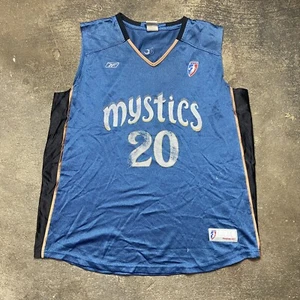 Reebok VTG 90s Washington Mystics Beard WNBA Jersey Size Large - Picture 1 of 5