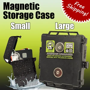 Car Key Secret Magnetic Stash Box - SAFE COMBINATION (Large) / CARD CASE (Small) - Picture 1 of 21