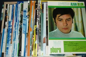 Lot of 33 ALAIN DELON 1970s JPN PICTURE CLIPPINGS - Picture 1 of 12