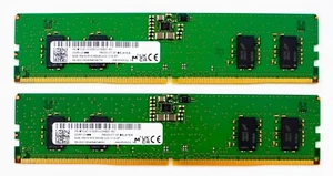 Micron 16GB (2x8GB) DDR5 5600 MHz Desktop UDIMM RAM 1Rx16 - MTC4C10163S1UC56BD1 - Afbeelding 1 van 2