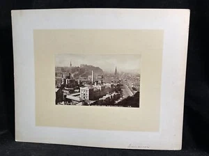 VINTAGE EDINBURGH 11"x14" BOARDED PHOTO PRINT SUITABLE FOR FRAMING OOAK ART - Picture 1 of 4