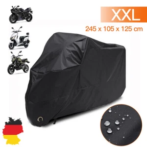 Motorrad Abdeckung XXL Ganzgarage Abdeckplane Outdoor Roller Wasserdicht Schutz - Bild 1 von 17