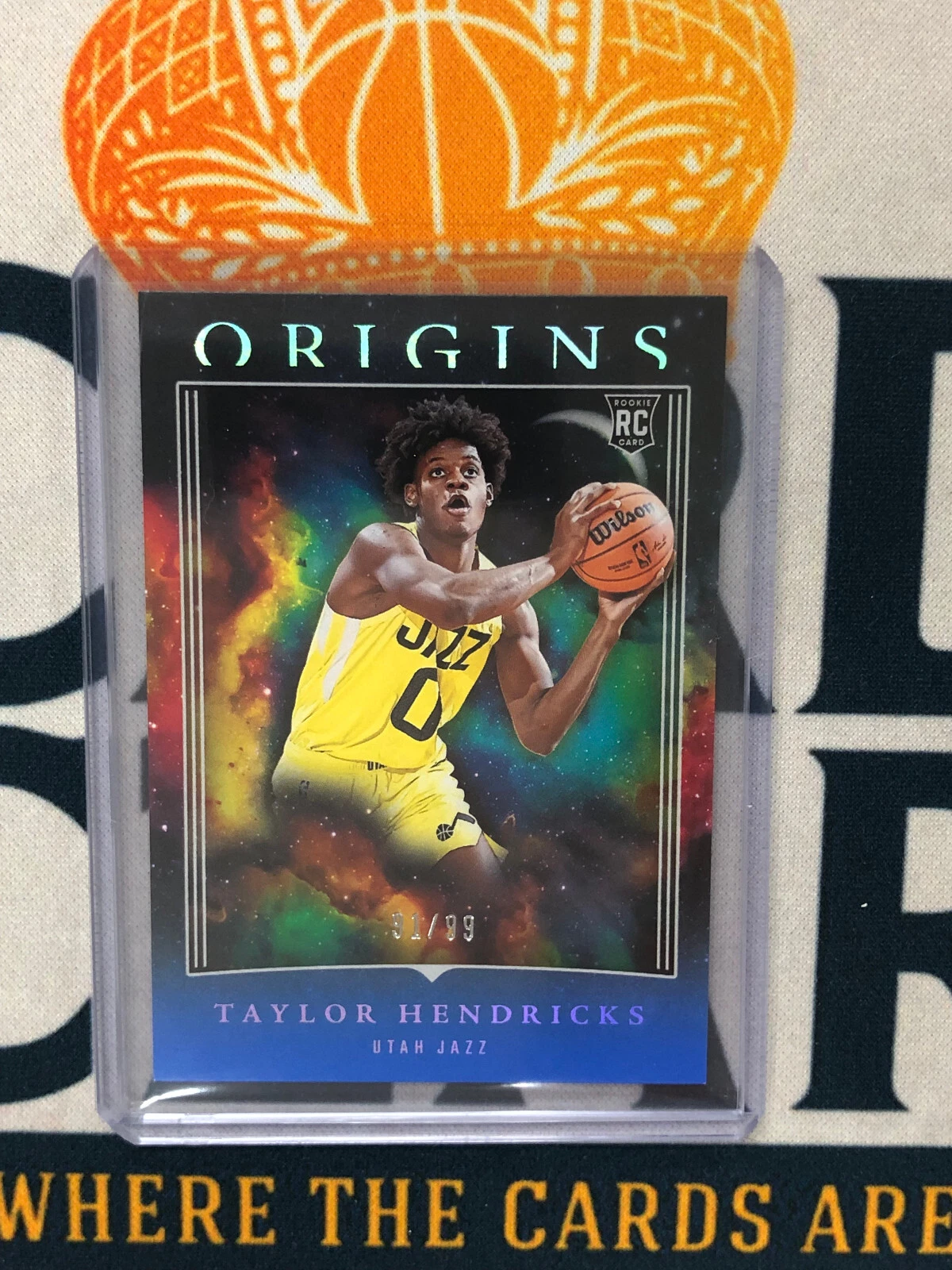 2023-24 Origins TAYLOR HENDRICKS BLUE Rookie RC /99 JE