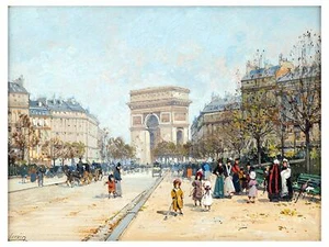Paris France The Porte Saint-Denis Tile Mural Kitchen Backsplash Marble Ceramic - Bild 1 von 16