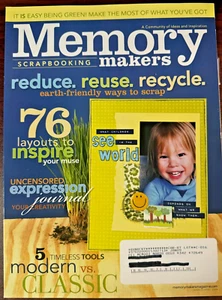 MEMORY MAKERS MAGAZINE - March/April 2008 - Vintage & NLA - Picture 1 of 1