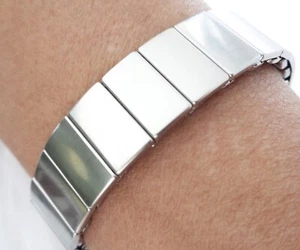 Vintage Rowi 20mm Neu Altlager Edelstahl Herren Erweiterbar Uhr Armband - Bild 1 von 9