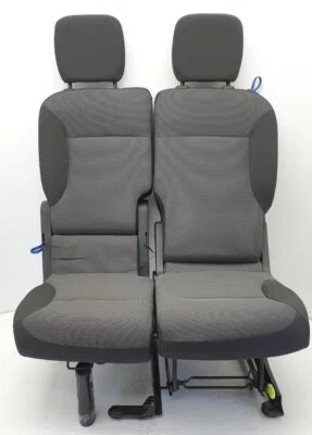 PEUGEOT PARTNER 18-23 K9 FRONT DOUBLE PASSENGER BENCH SEAT 190791159-BC - Image 1 of 4