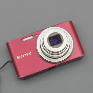 Sony Cyber-Shot DSC-W830 20.1MP Digital Camera Pink 8x, 32GB SD, Charger, Case - Imagen 1 de 23