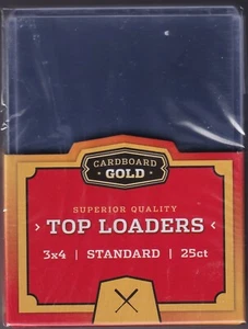 Karton Gold 3"x4" 100 Pt. Toploader - transparent (25 ct) - Bild 1 von 1