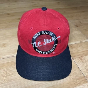 VTG The game North Carolina NC State Wolfpack Circle Logo Fitted 7 Hat Cap EUC - Picture 1 of 12