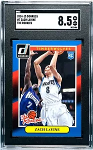 2014-15 Donruss - The Rookies #7 Zach LaVine Wolves SGC 8.5 NM MT+ - Picture 1 of 2
