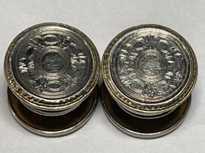 Vintage Baer & Wilde Kum A Part Snap Cufflinks Men's Jewelry CL-7 - Picture 1 of 3