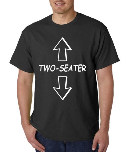 RHUDE T shirt o felpa con cappuccio a due posti divertente adulto rude offensivo umorismo universitario maglietta volgare