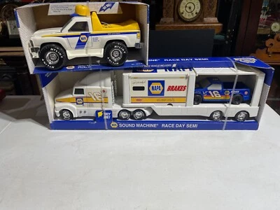 Nylint NAPA Hornaday RACE DAY 24" Diecast Semi-Truck Original Box -2 TRUCKS - Image 1 of 4