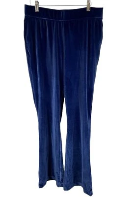 Isaac Mizrahi Live! x Selma Blair бархата брюки глубокий синий - Изображение 1 из 2