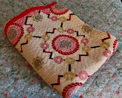 Colcha/colcha colorida, floral, invierno con peso  Casi Como Nuevo 72x67, Doble/Tamaño Completo   Foto 1 de 4