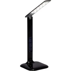 schwarze LED Schreibtischlampe mit Datumsanzeige & Weckfunktion / Thermometer... - Bild 1 von 7