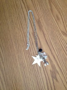 Collana moda con stelle e cuori in argento - Foto 1 di 3