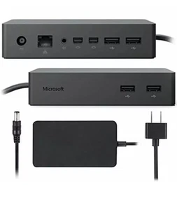 USB Docking Station Microsoft Surface Pro 1661 PF3-00005 PD9-00003 w/ AC - Photo 1/1