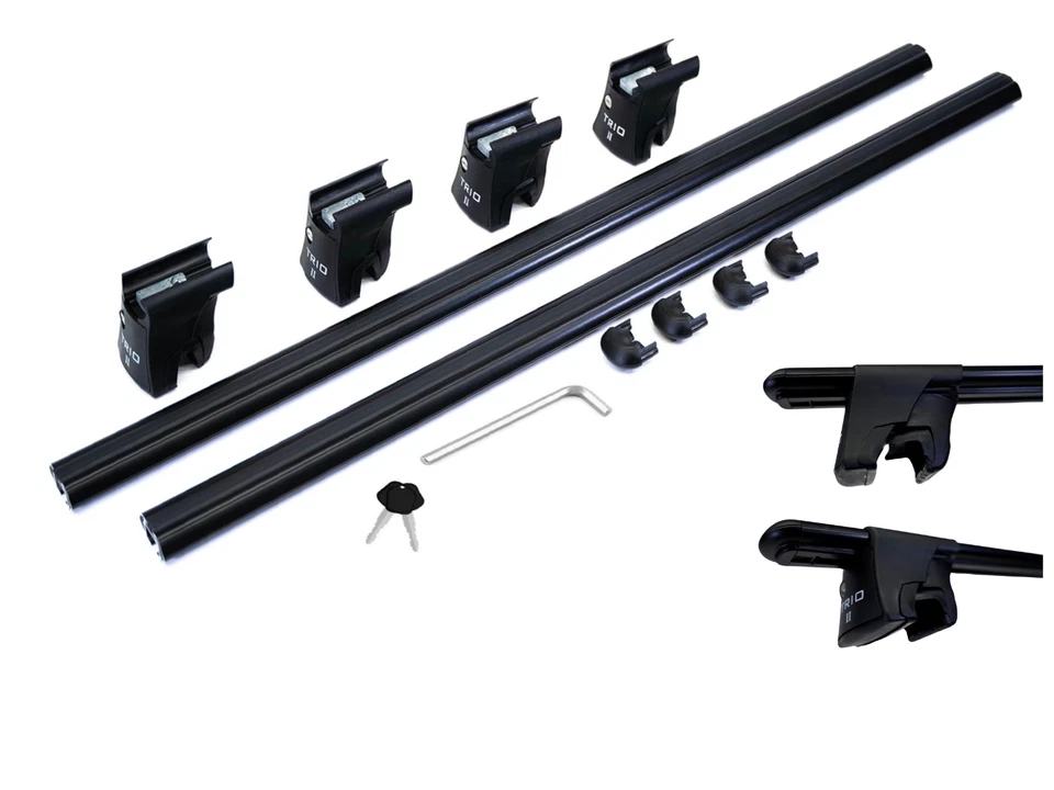 For Ford Edge SUV 2015–2026 | Roof Rack Cross Bars | Black | Locking System Foto 1 de 4