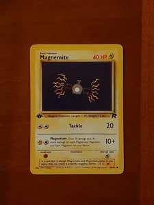 Magnemite 1st Edition Team Rocket Pokemon Card WOTC EXCELLENT English TCG - Imagen 1 de 2