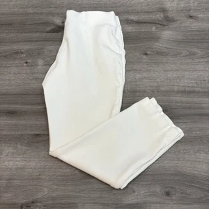 Pantaloni alla caviglia Chico's donna taglia 0 bianco sporco estivi elasticizzati pull on - Foto 1 di 14