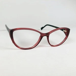 CAROLINE ABRAM eyeglasses DARK ROSE CATS EYE glasses frame MOD: AVA 657 A9 - Picture 1 of 8