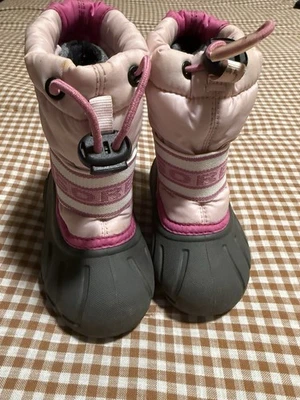 SOREL Toddler Girl Sz 6 Hot Pink Lined Waterproof Winter Boot - Image 1 of 4