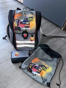 McNeill Schulranzen Set Ergo Primero McLight Feuerwehr 4-tlg. ohne Federmäppchen - Bild 1 von 7