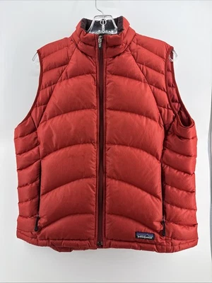Chaqueta CHALECO ROJO GRANDE PATAGONIA Down Puffer para mujer Foto 1 de 4