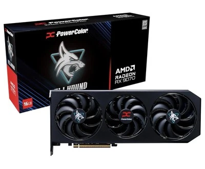 PowerColor Hellhound AMD Radeon RX 9070 16GB SHIPS FREE - Image 1 of 3