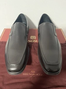 Bruno Magli RAGING Slip-On Loafer Men’s Shoe RAGING 2 Dark Brown Leather 8M - Picture 1 of 14
