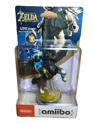 Rider Link Amiibo Breath of the Wild Nintendo NUEVO/SELLADO DE FÁBRICA Zelda Foto 1 de 2